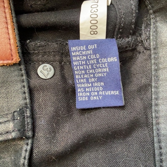 Madewell Skinny Skinny Coated High Rise Black Jeans - Picture 10 of 10